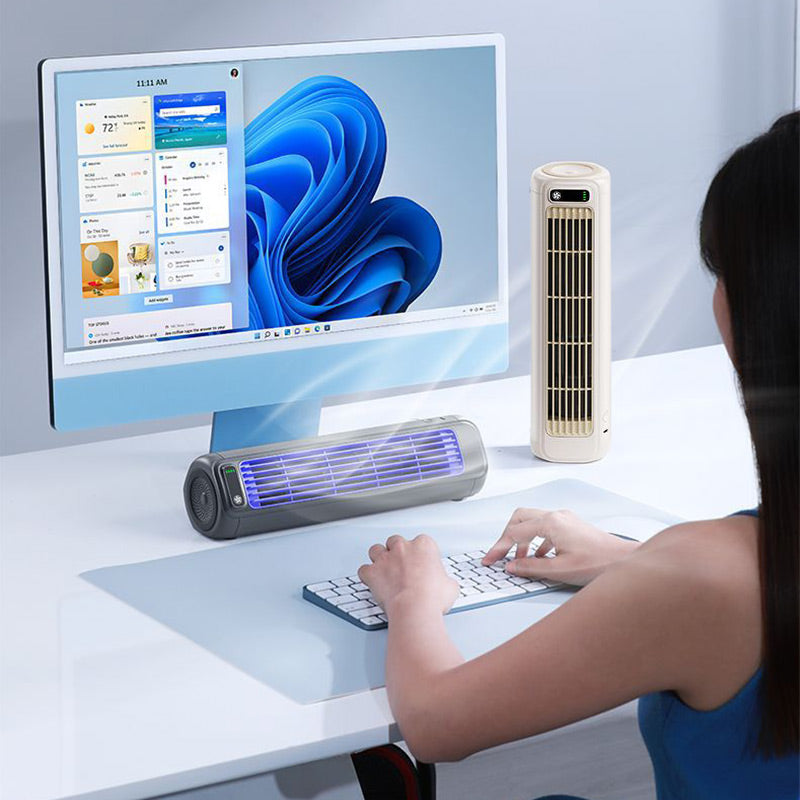 Portable Tower Fan With Turbo Speed And Compact Design
