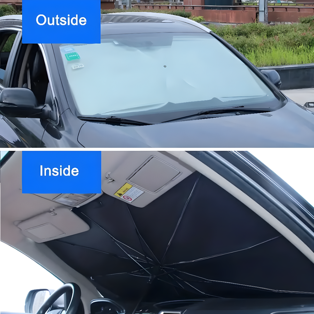 Foldable Car Windshield Sun Visor Umbrella For Sun Protection