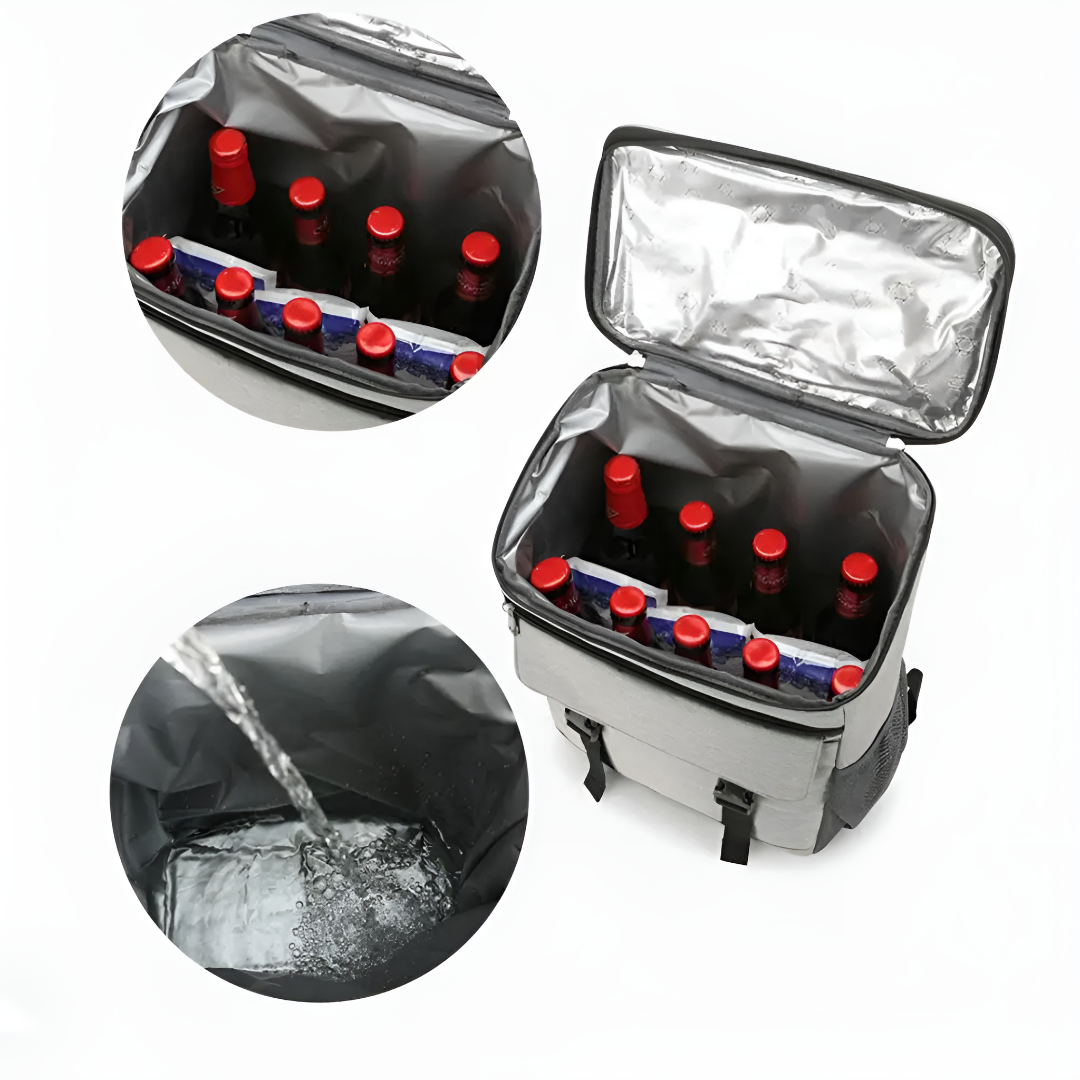 Large Insulated Cooler Backpack Leak Proof Outdoor Lunch Bag