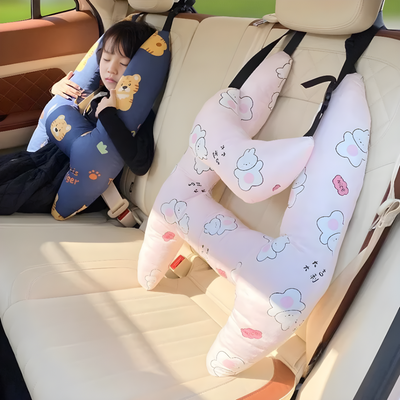 Car Seat Sleeping Pillow For Kids Comfortable Travel Neck Support