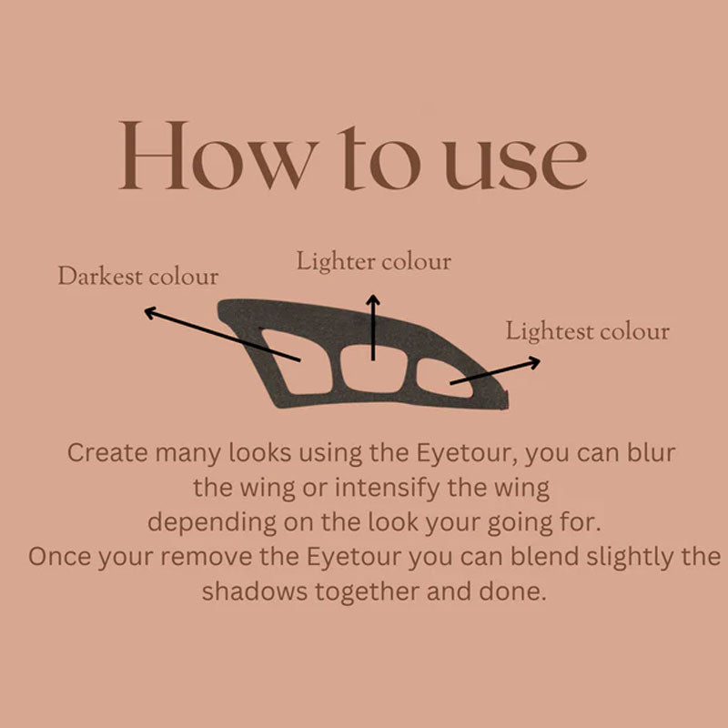Eyeshadow Assistant Tool For Easy Precise Eye Makeup Application