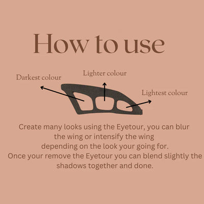 Eyeshadow Assistant Tool For Easy Precise Eye Makeup Application