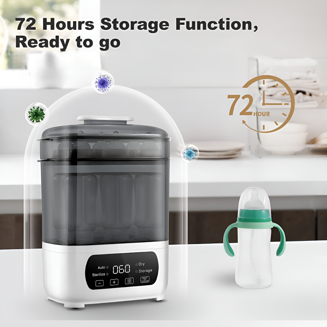 Baby Bottle Sterilizer With Fast Drying Function For Infants