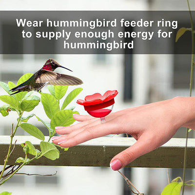Hummingbird Feeder Garden Bird Nectar Feeder Outdoor Decor