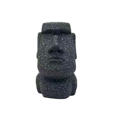 Moai Glasses Holder Resin Statue Easter Island Decor Desktop Accessory