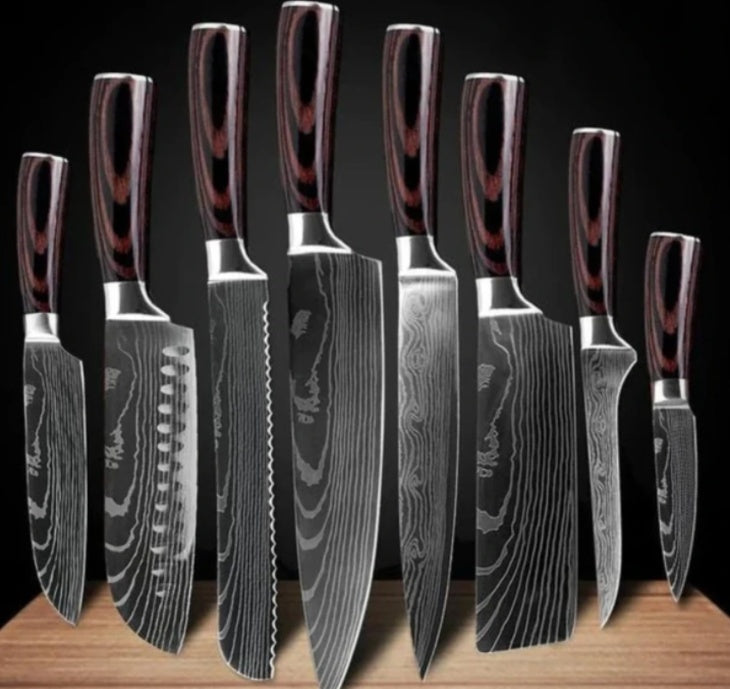 Carpenters Special Kitchen Knife Set 6 And 8 Piece Cooking Tools