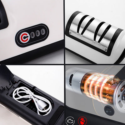 USB Rechargeable Electric Knife Sharpener Adjustable For Knives Scissors