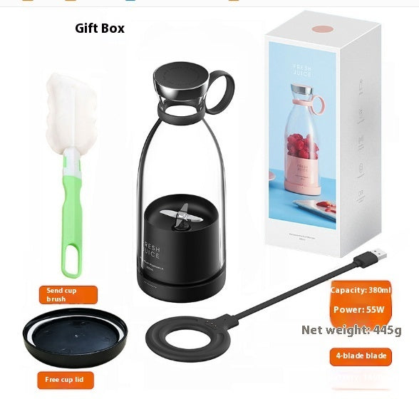 350ML Portable Electric Blender USB Rechargeable Juicer Mixer Cup