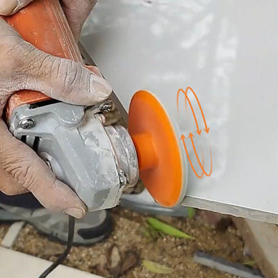 Stone Polishing Disc For Integrated Stone Trimming And Polishing