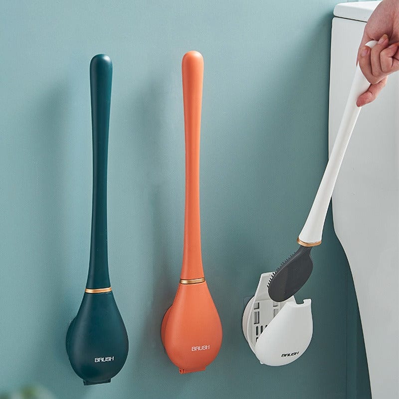 Modern Flexible Silicone Toilet Brush For Easy Cleaning