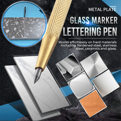 Glass Marker Pen For Metal Plate Lettering And Drawing