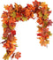 Autumn Maple Leaf Garland Lush Vine Fall Thanksgiving Decoration
