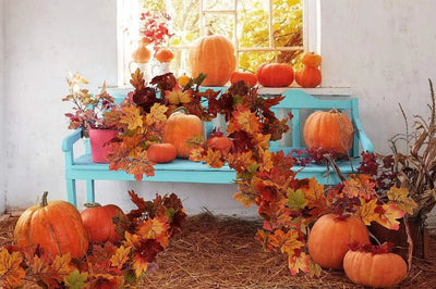 Autumn Maple Leaf Garland Lush Vine Fall Thanksgiving Decoration