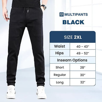 MultiPants Stretch Cargo Pants Durable Multi-pocket Workwear