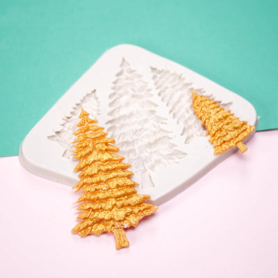 Christmas Tree Baking Mold Silicone 3 Hole Holiday Cake Molder