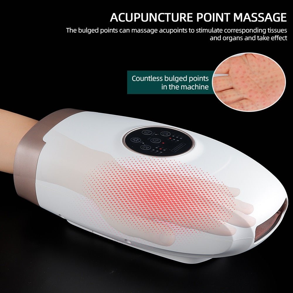 Electric Hand Massager Wireless Hot Compress Therapy For Pain Relief
