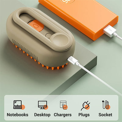 Pet Grooming Brush For Removing Loose Hair And Tangles