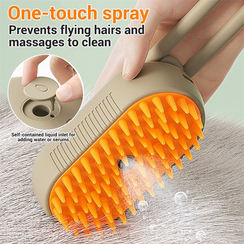 Pet Grooming Brush For Removing Loose Hair And Tangles