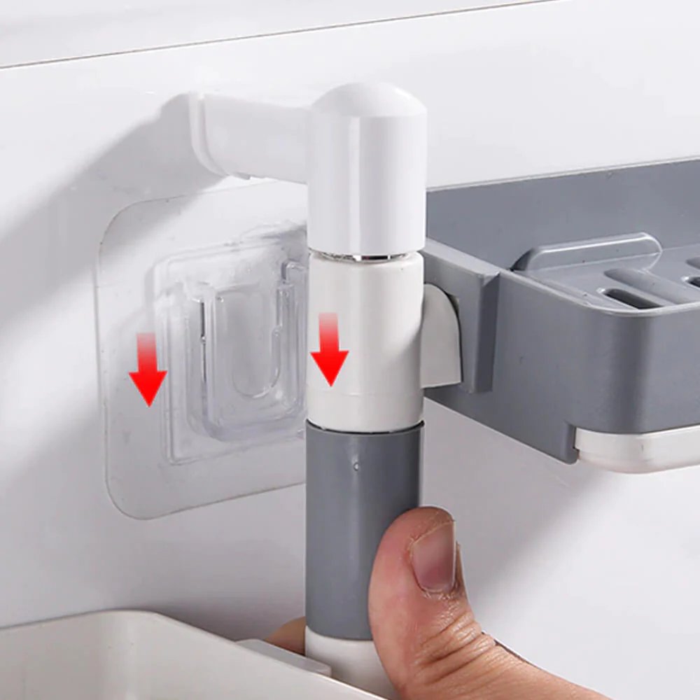 Soap Holder 3 Layered Wall Mounted Shower Shampoo Bar Organizer
