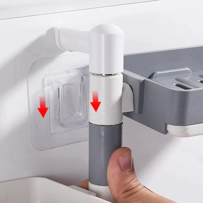 Soap Holder 3 Layered Wall Mounted Shower Shampoo Bar Organizer