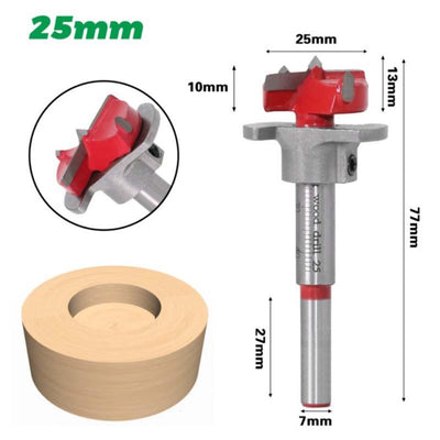 Positioning Forstner Drill Bit Set For Precision Woodworking Tasks