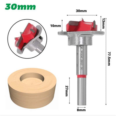 Positioning Forstner Drill Bit Set For Precision Woodworking Tasks