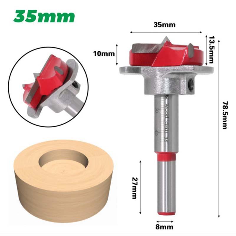 Positioning Forstner Drill Bit Set For Precision Woodworking Tasks