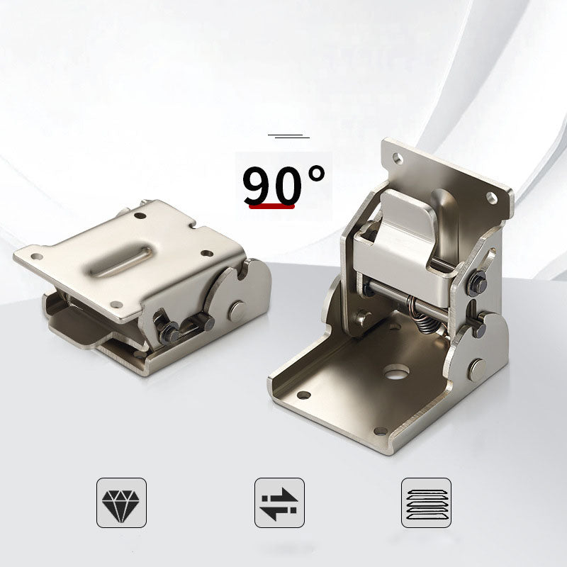 90 Degrees Self-locking Folding Hinge Invisible Corrosion Resistant Connector