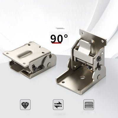 90 Degrees Self-locking Folding Hinge Invisible Corrosion Resistant Connector