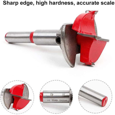 Positioning Forstner Drill Bit Set For Precision Woodworking Tasks