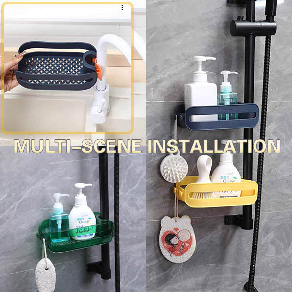 2 In 1 Sink Sponge Holder And Home Sink Organizer