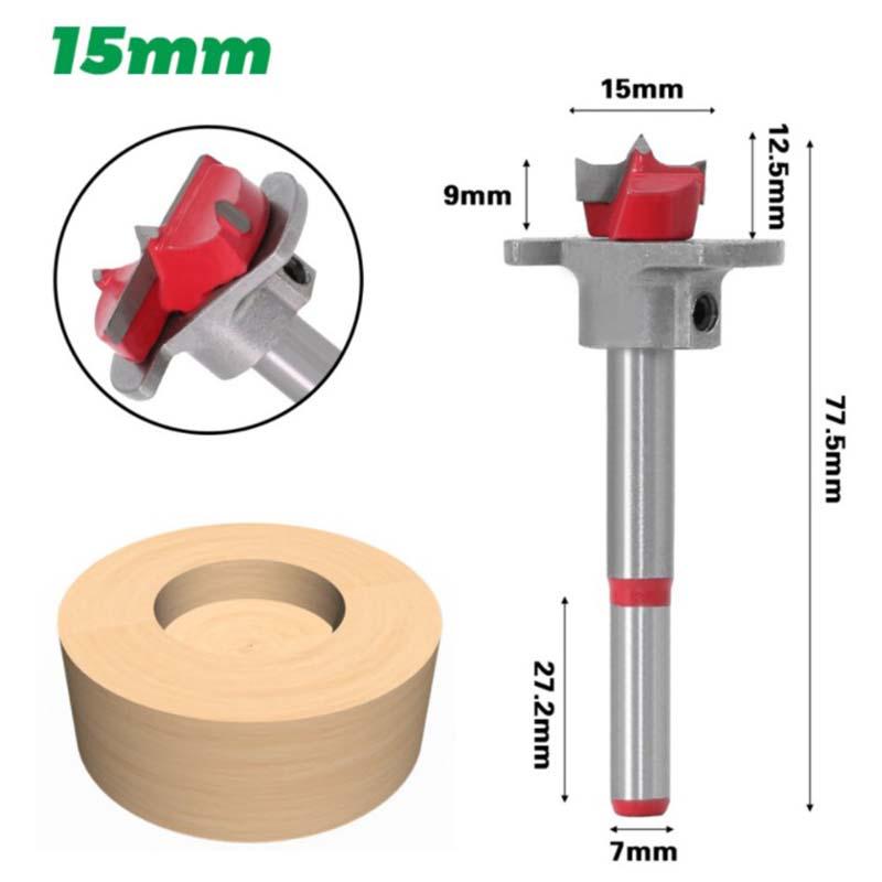 Positioning Forstner Drill Bit Set For Precision Woodworking Tasks