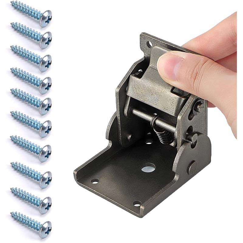 90 Degrees Self-locking Folding Hinge Invisible Corrosion Resistant Connector