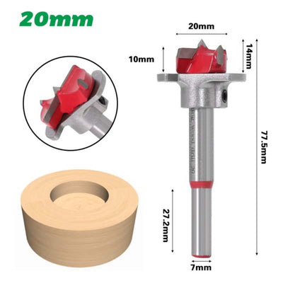Positioning Forstner Drill Bit Set For Precision Woodworking Tasks