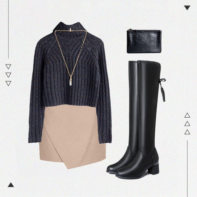 Warm Elastic Boots Stylish Comfortable Winter Footwear