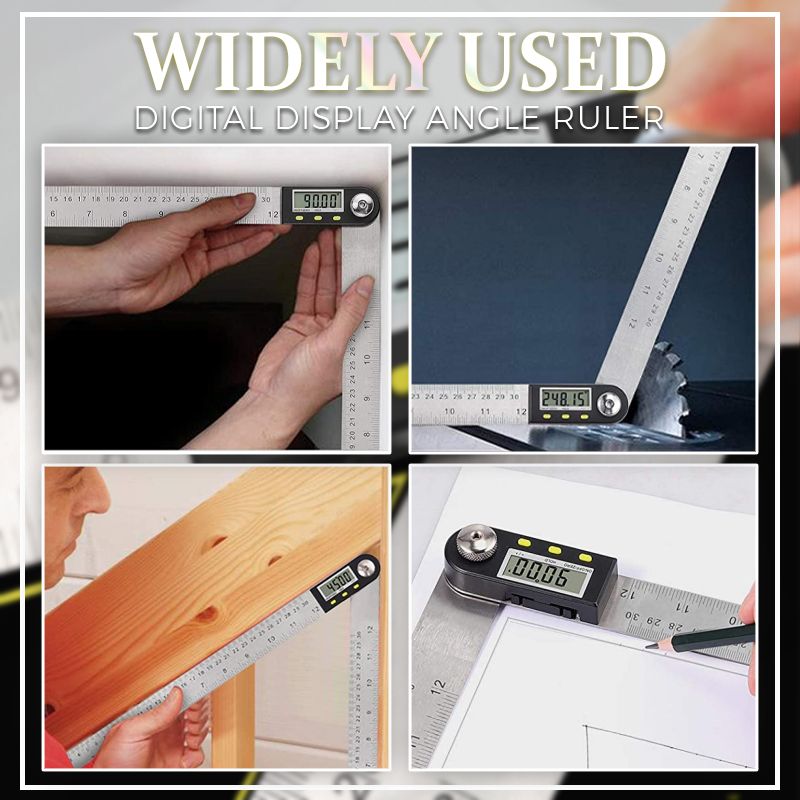 Digital Angle Ruler With Clear Digital Display For Precise Measurement