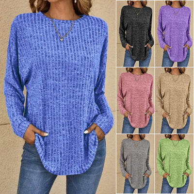 Casual Long Sleeved Top Stylish Comfortable Everyday Wear