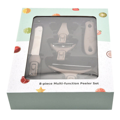 Multi-function Kitchen Peeler Set Stainless Steel Cutter Board Tools