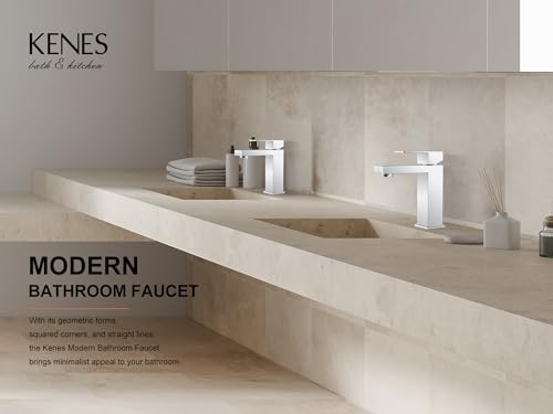 Single Handle Bathroom Faucet Modern Sink Mixer Tap For Lavatory