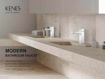 Single Handle Bathroom Faucet Modern Sink Mixer Tap For Lavatory