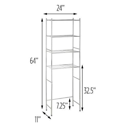 Space Saver Shelf Chrome 24 Inch Length 11 Inch Width