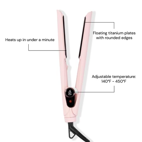 Titane Titanium Flat Iron Hair Straightener 1.75 Inch Plates