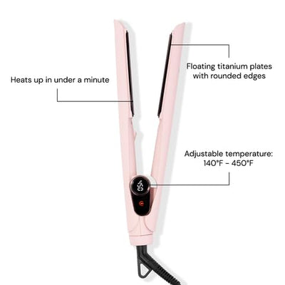 Titane Titanium Flat Iron Hair Straightener 1.75 Inch Plates