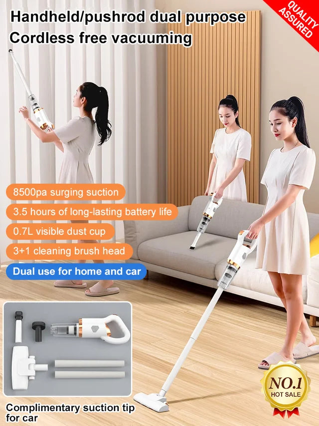 Multifunctional Household And Car Vacuum Cleaner Three In One Tool
