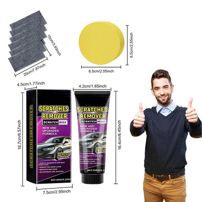Car Scratch Remover Wax With Nano Cloth For Easy Scratch Repair