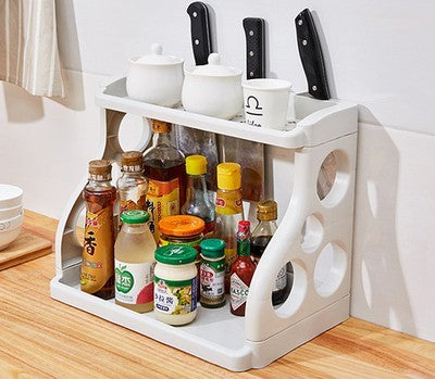 Multilayer Kitchen Storage Rack Shelving Organizer For Supplies