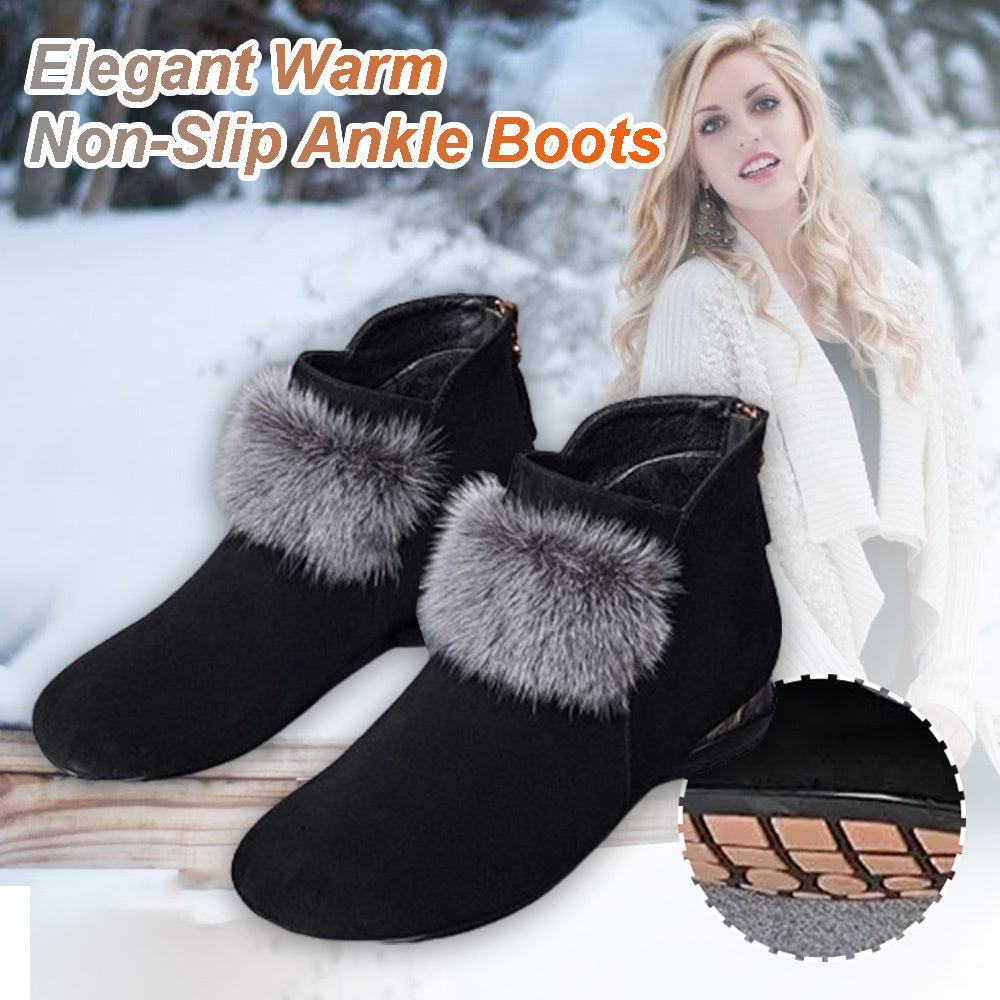 Non-Slip Ankle Boots For Women Stylish Comfortable Winter Footwear