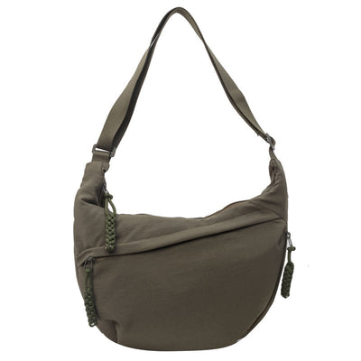 Women's Nylon Crossbody Bag Plain Color Fashion Hobo Style Tote