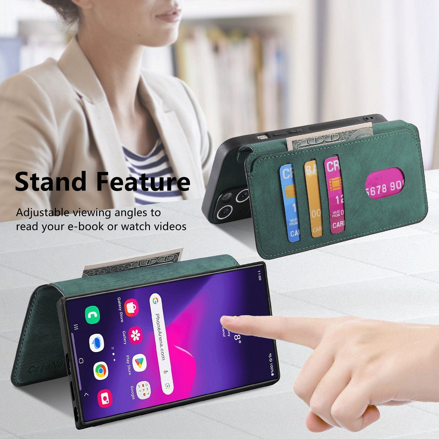 Magnetic Detachable Phone Case With 2-in-1 Protective Design