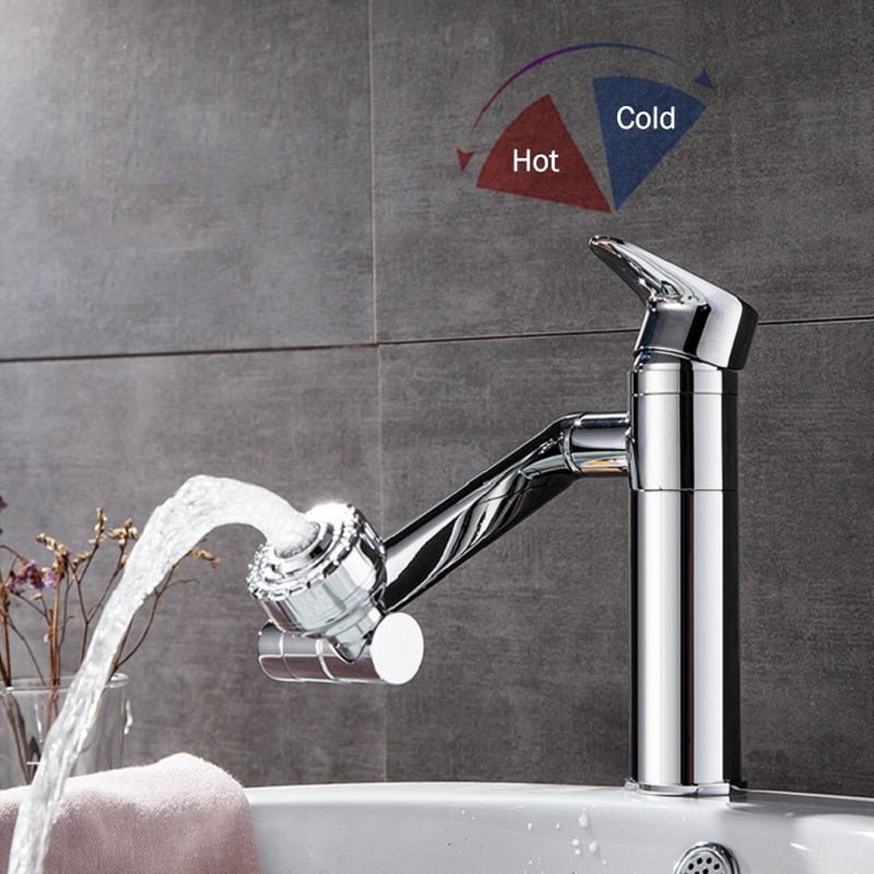 360 Degree Bathroom Faucet With Rotatable Shower Head Tapware